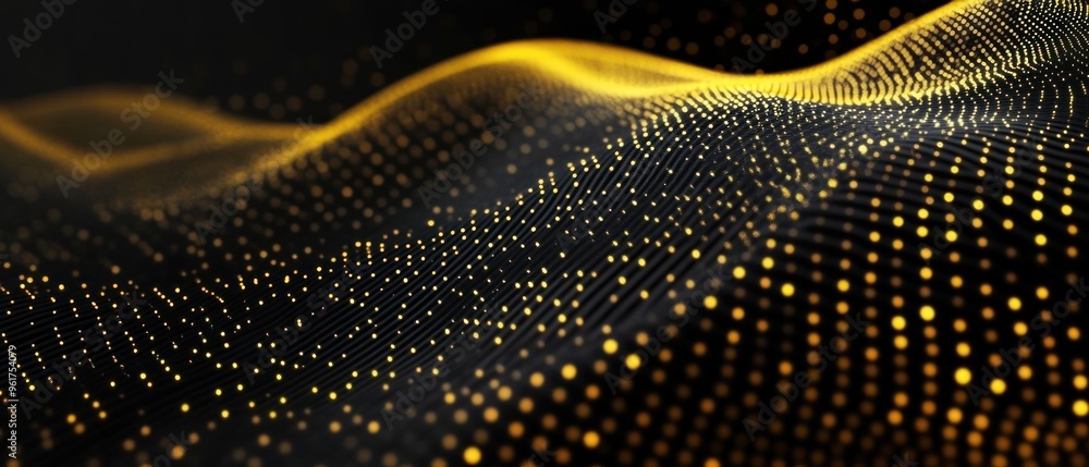 Abstract Golden Wave Pattern Abstract Golden Wave Pattern