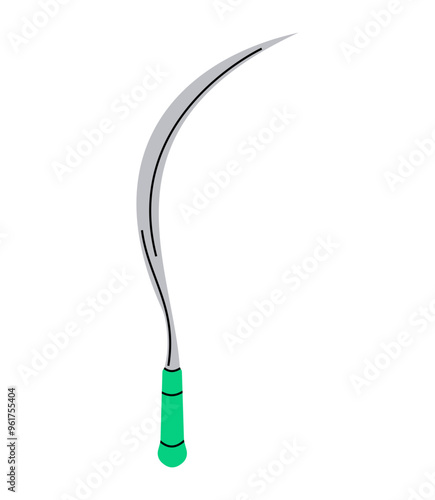 Sickle Icon for gardening needs