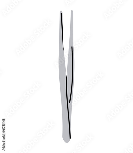 Tweezers Icon for gardening needs