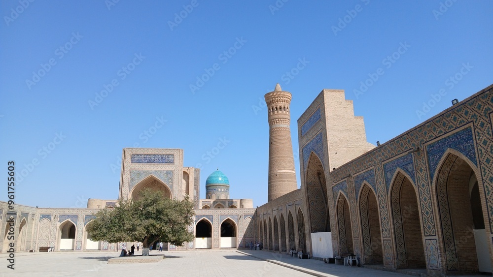 Fototapeta premium Bukhara and Smarkand, architecture, mosque, building, monument, door, gate, religion, morocco, landmark, ancient, entrance, tourism, marble, agra, taj, mahal, oman, stone, column, old, italy, columns,