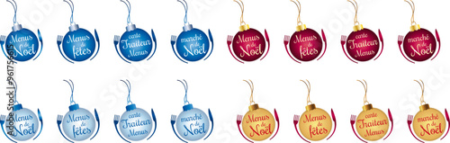 Menu de fêtes traiteur, noël, réveillon