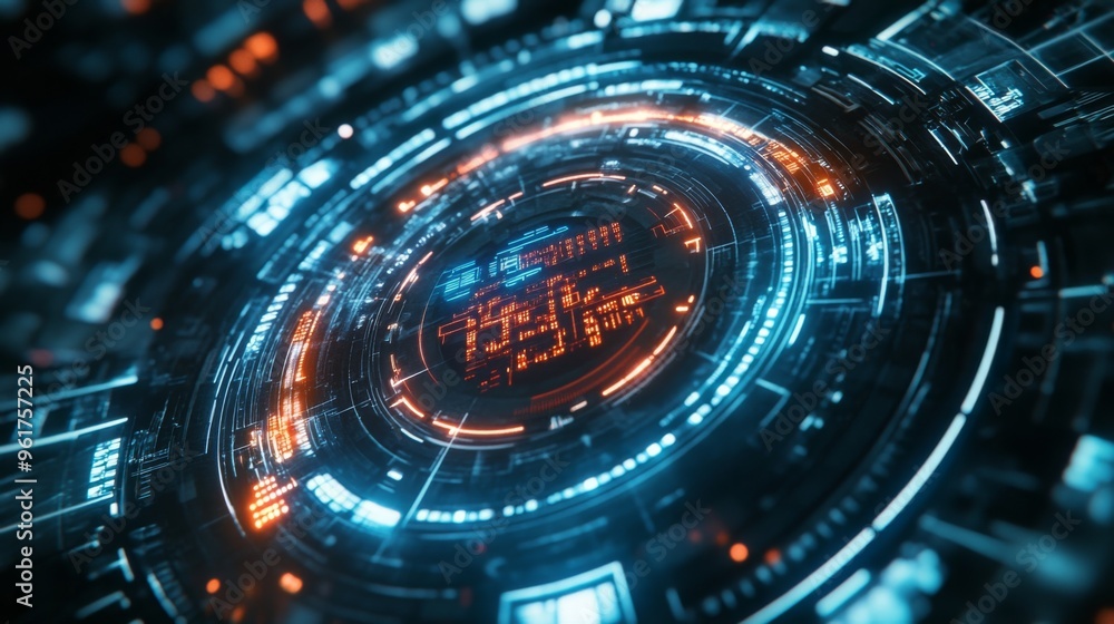 Futuristic Digital Interface Futuristic Digital Interface
