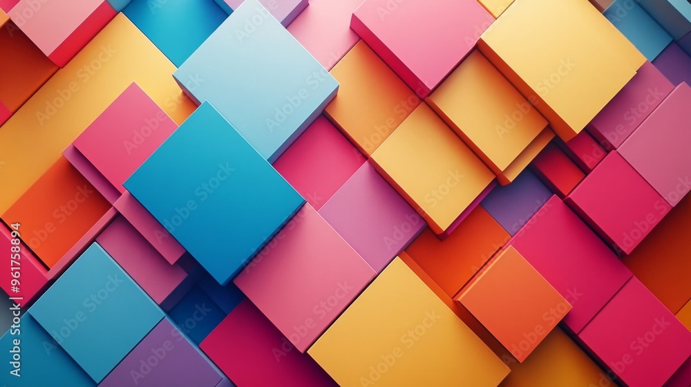 Colorful Geometric Abstract Background Colorful Geometric Abstract Background