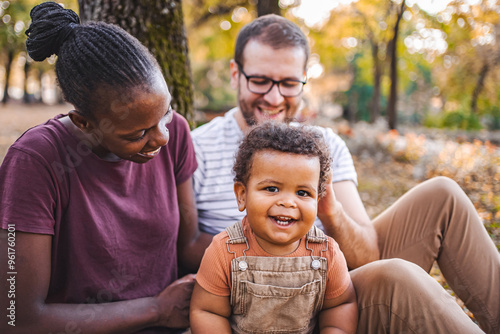 Family Outdoors: A Tender Moment