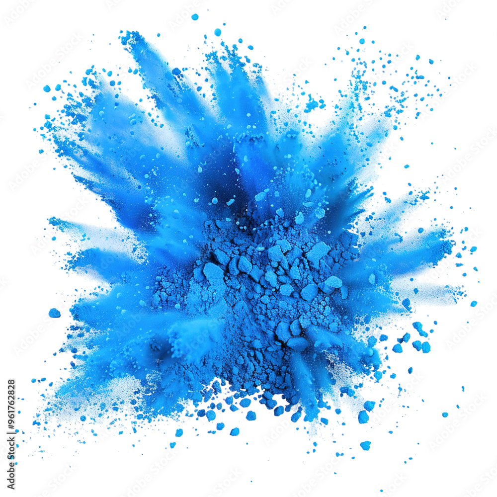 blue splashes