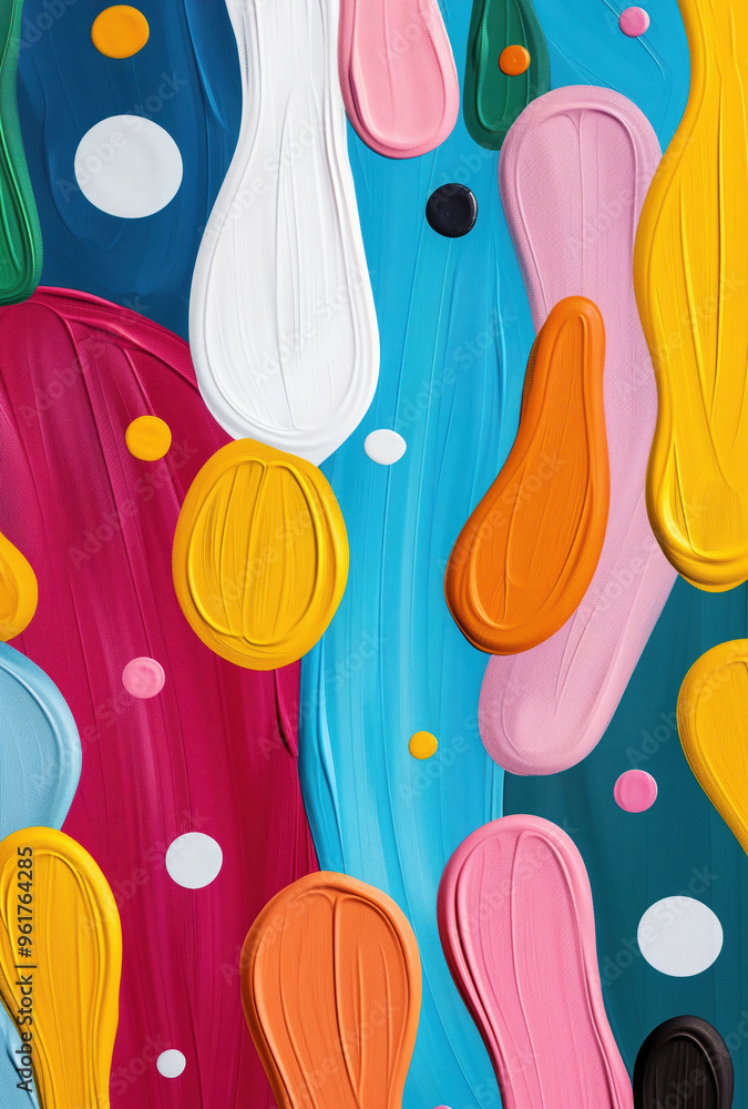 Abstract design with bold, colorful brushstrokes and textured shapes, creating a vibrant and dynamic artistic composition. Abstract design with bold, colorful brushstrokes and textured shapes, creating a vibrant and dynamic artistic composition.