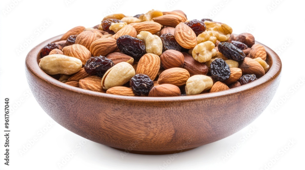 Bowl of Mixed Nuts and Dried Fruits Bowl of Mixed Nuts and Dried Fruits