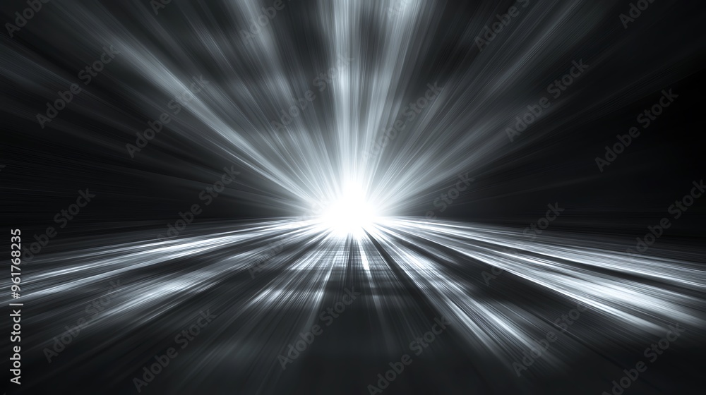 Bright Light Rays Illuminating a Dark Space for Stunning Visual Impact Bright Light Rays Illuminating a Dark Space for Stunning Visual Impact