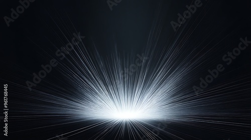 Bright Light Rays Illuminating a Dark Space for Stunning Visual Impact