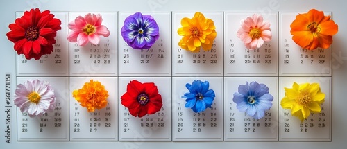 Time in Bloom, Calendar photo