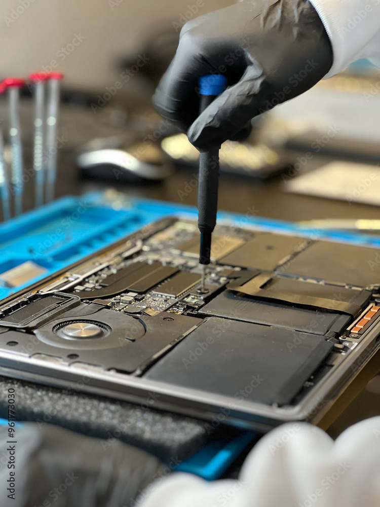 Naklejka premium computer repair