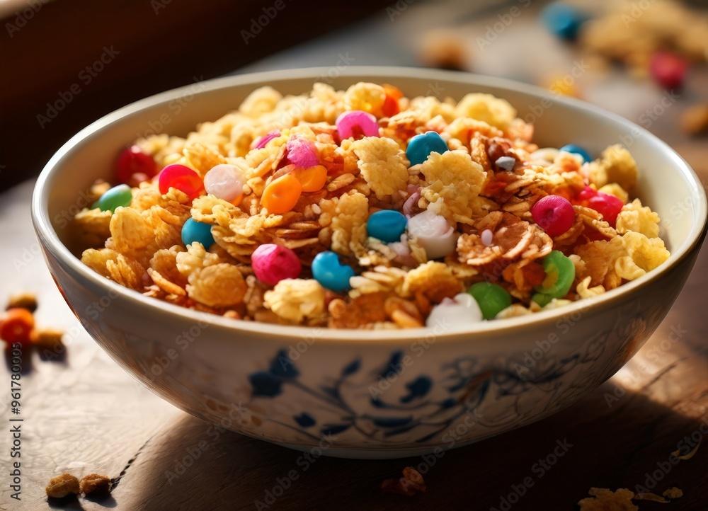 bowl cereal with candy and candis bowl cereal with candy and candis