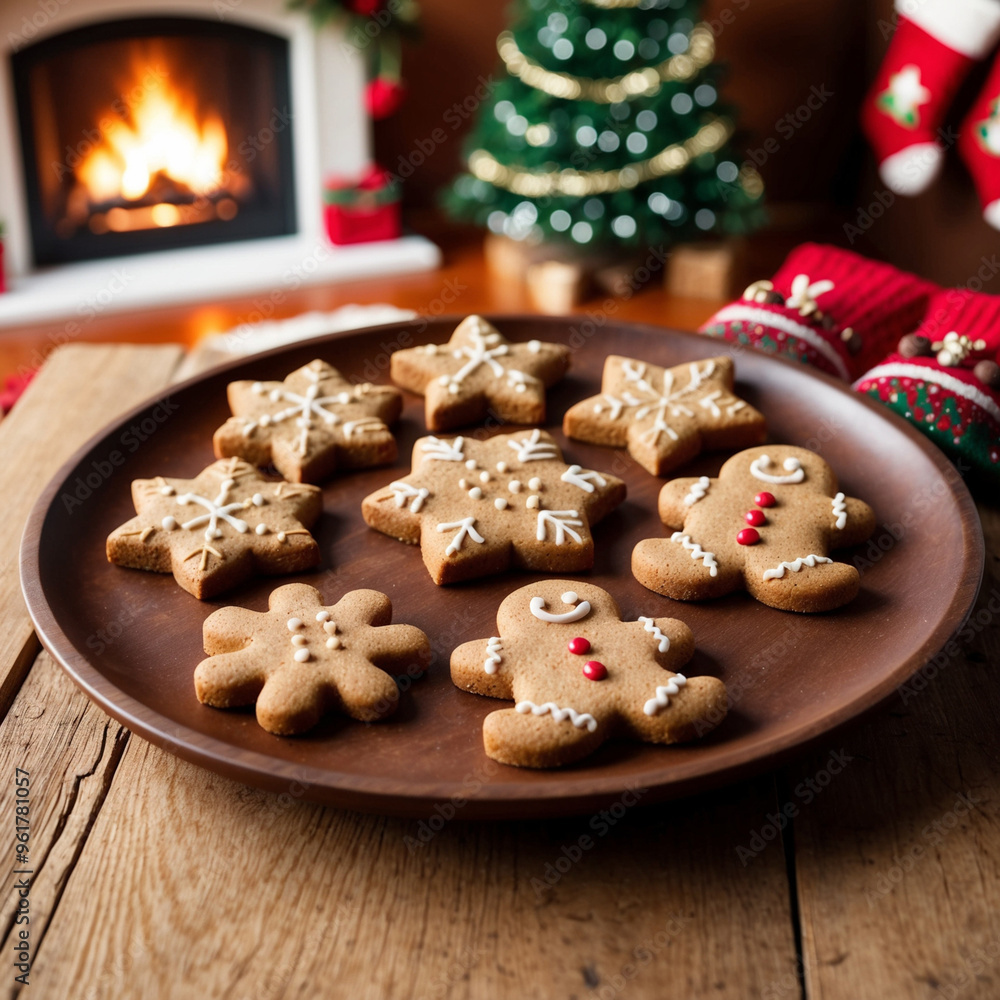AI generates realistic illustrations Christmas decorations AI generates realistic illustrations Christmas decorations