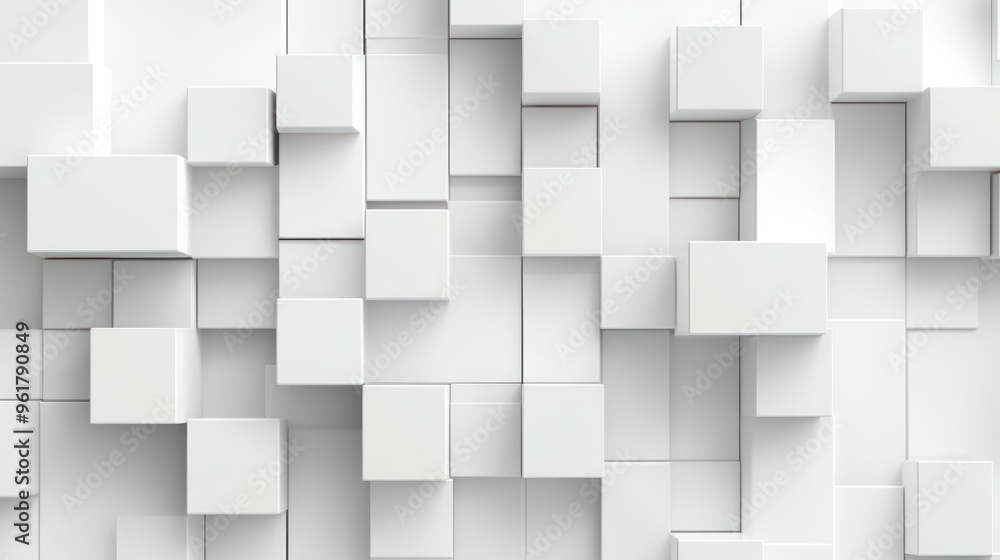 White Cube Abstract Background White Cube Abstract Background