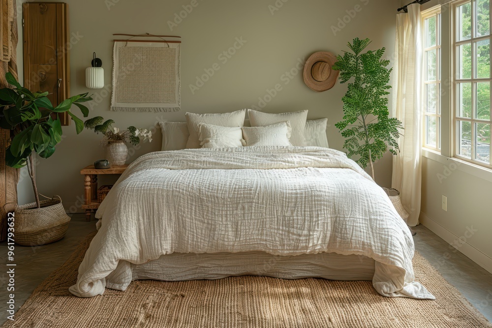 Scandinavian Bedroom A minimalist bedroom with a white bed, light wood furniture, and soft textiles. Add a cozy rug and simple, functional decor. Scandinavian Bedroom A minimalist bedroom with a white bed, light wood furniture, and soft textiles. Add a cozy rug and simple, functional decor.