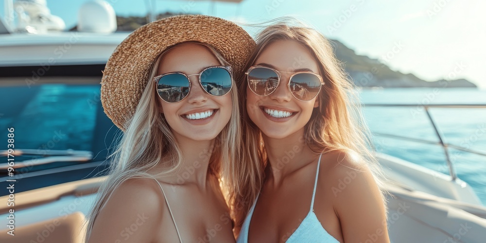 girl on yacht concept rich life luxury rest vacation girl on yacht concept rich life luxury rest vacation
