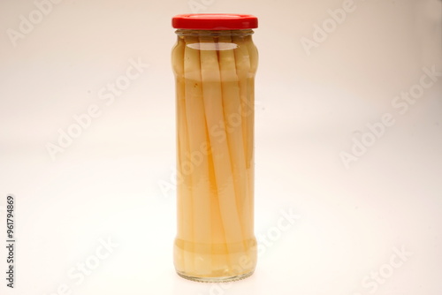 Obraz na płótnie Stangenspargel im Glas w salonie