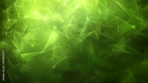 Light green abstract background, elegant background with polygons, and frame background
