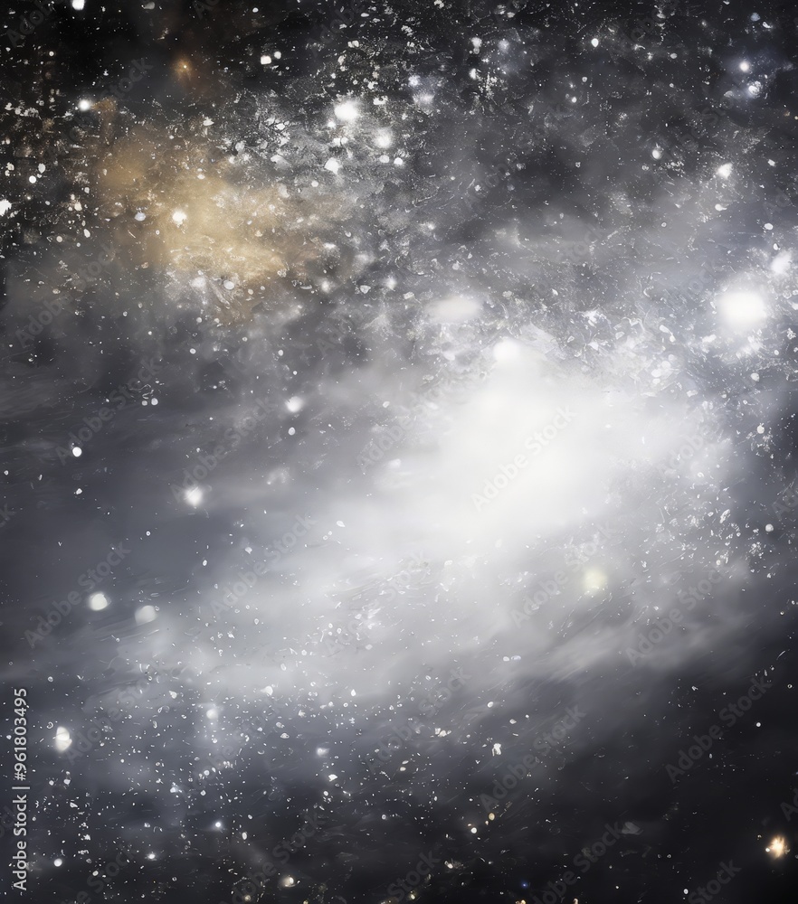 Obraz premium space scene with stars and nebulas