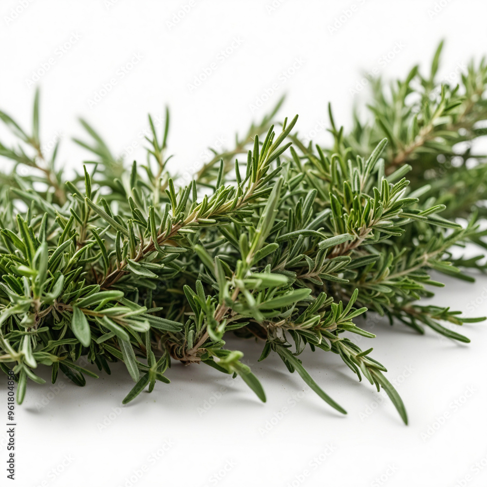 Rosemary herbs, isolated on white background Rosemary herbs, isolated on white background