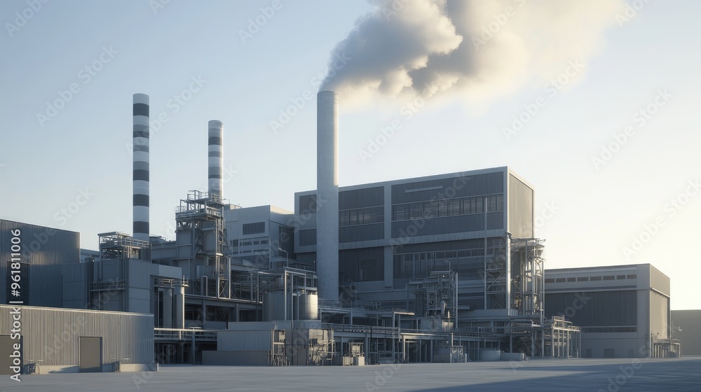 Factory exterior with large smokestacks and industrial infrastructure, set against a clear sky, illustrating the scale and operations of the facility. Factory exterior with large smokestacks and industrial infrastructure, set against a clear sky, illustrating the scale and operations of the facility.