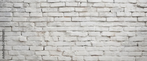 white brick wall with