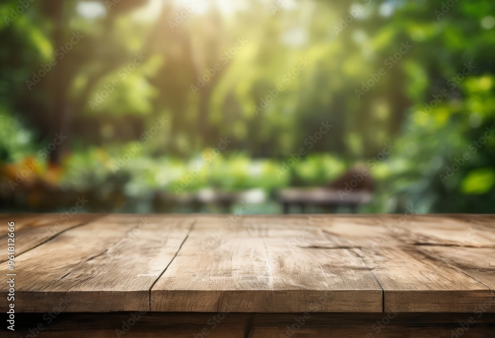 wooden table with blurred background wooden table with blurred background