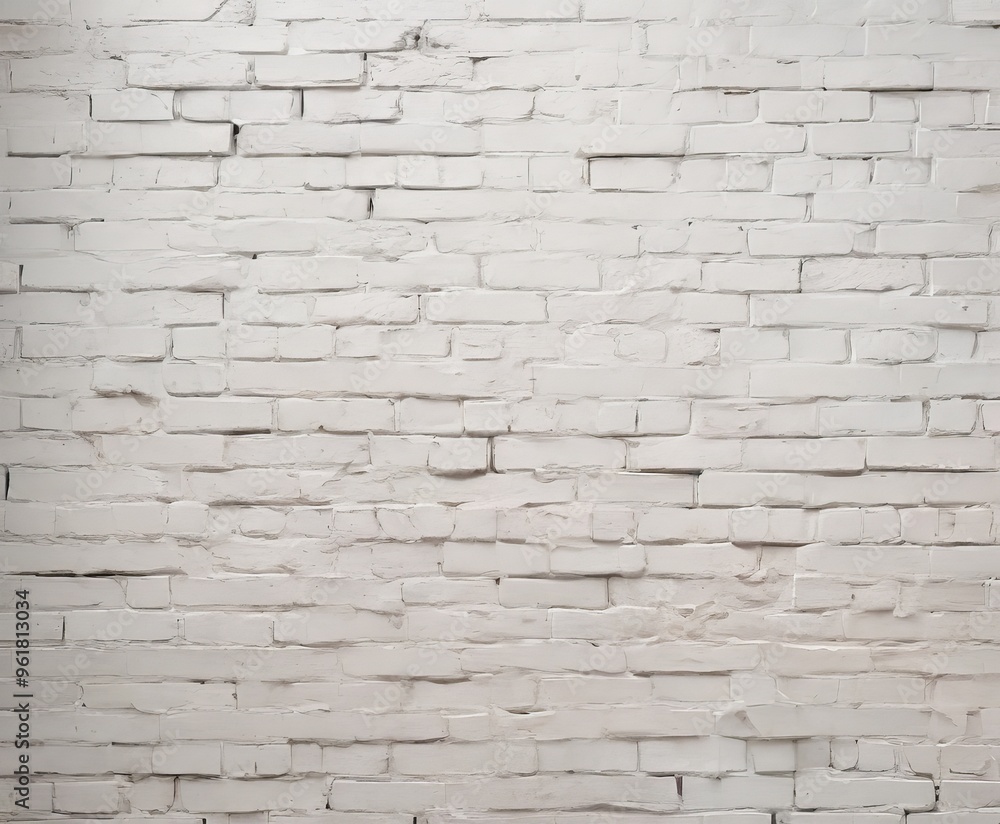 Obraz premium white brick wall background