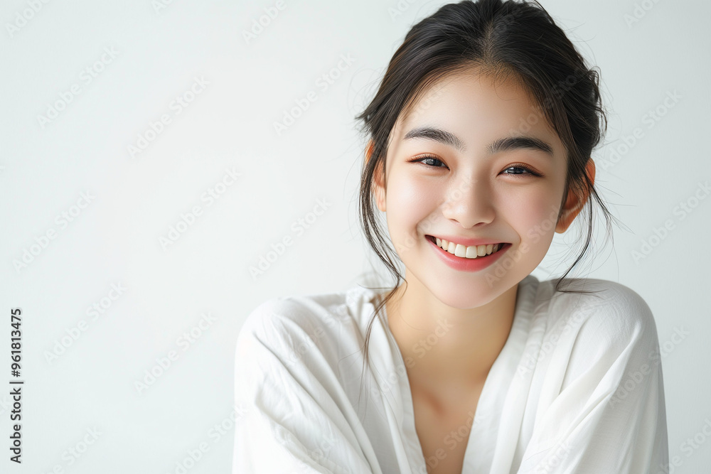 Beautiful young female with perfect skin. Natural beauty, cosmetics, skin care concept. Copy space Beautiful young female with perfect skin. Natural beauty, cosmetics, skin care concept. Copy space