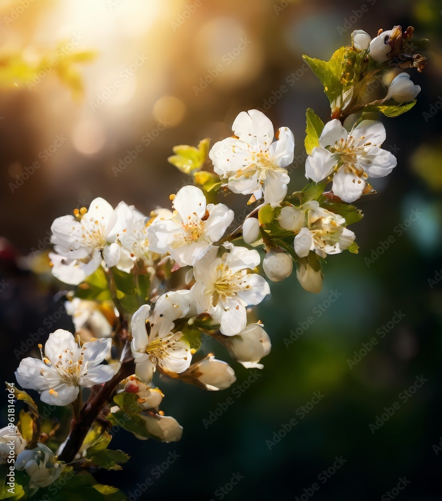 Obraz premium close up flower on tree