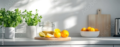 Modern Minimalist Kitchen w...