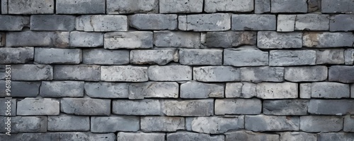 wall made gray bricks