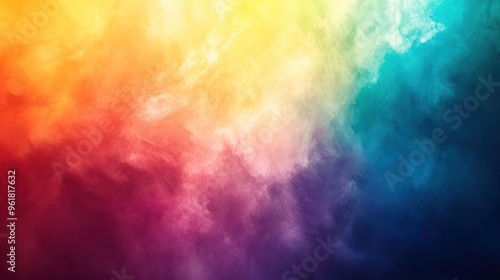 Abstract Colorful Smoke Background