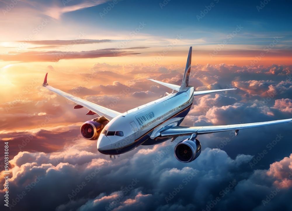 plane flying in the sky