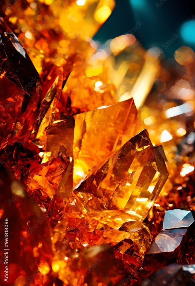 bunch orange crystals bunch orange crystals