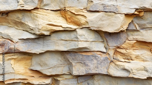 77. Detailed, natural sandstone with layered textures