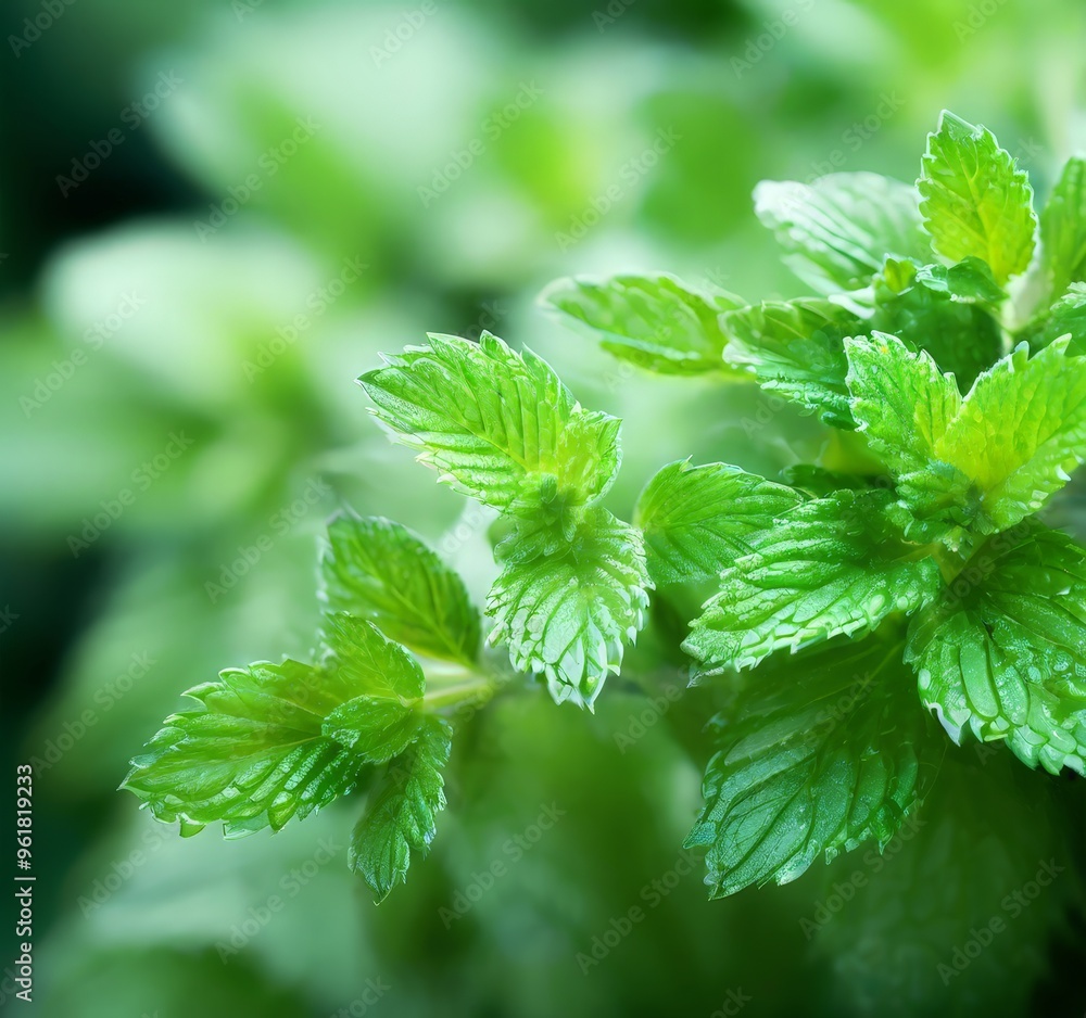 close up bunch fresh green leaves close up bunch fresh green leaves