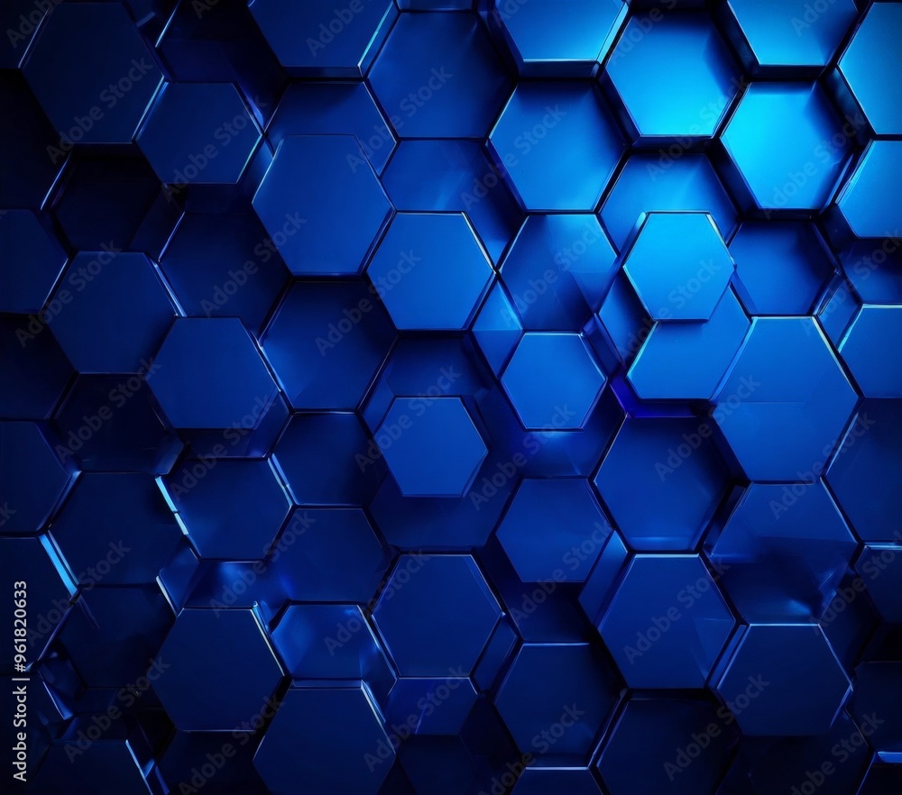 abstract blue hexagon background abstract blue hexagon background