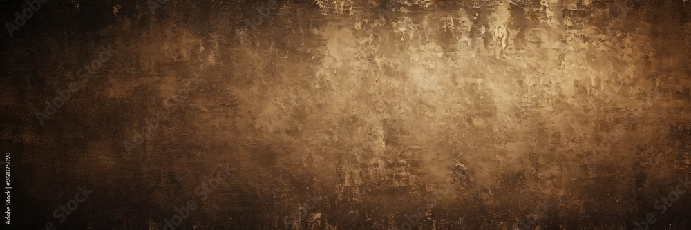 Obraz premium brown wall with black background