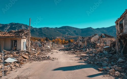 earthquake ruins rescue work disaster