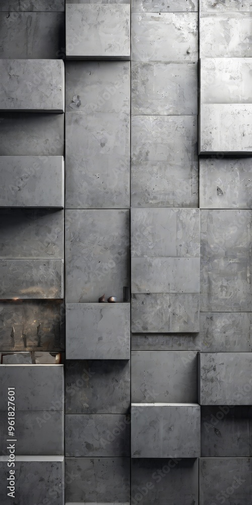 wall with many different pieces concrete wall with many different pieces concrete
