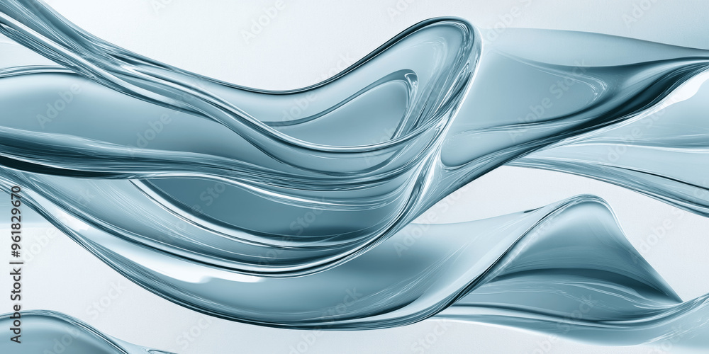 Wavy Glass Shapes Background wallpaper 4k HD Wavy Glass Shapes Background wallpaper 4k HD