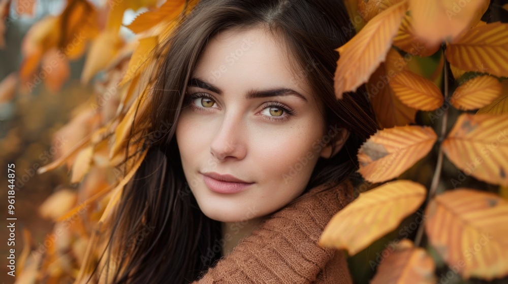 A woman with brown hair A woman with brown hair