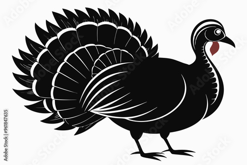  turkey animal vector turkey silhouette vector, turkey illustration,icon bird symbol,poultry,design animal graphics