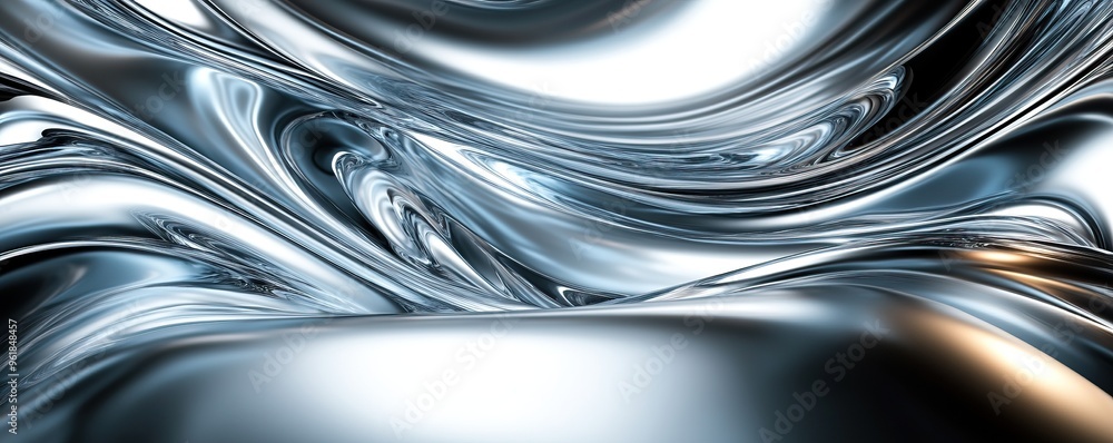 A mesmerizing abstract texture of swirling silver, reflecting light and creating an ethereal atmosphere in dynamic fluid motion. A mesmerizing abstract texture of swirling silver, reflecting light and creating an ethereal atmosphere in dynamic fluid motion.