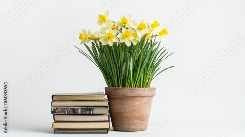 Wallpaper Mural Narcissus blooms on albums. Torontodigital.ca