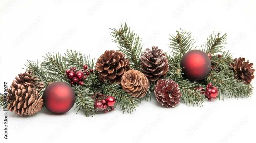 Isolated Christmas decor shot. Isolated Christmas decor shot.