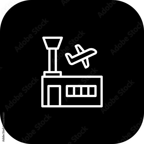 Airport Vector Icon Design