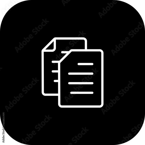 File Copy Vector Icon Design