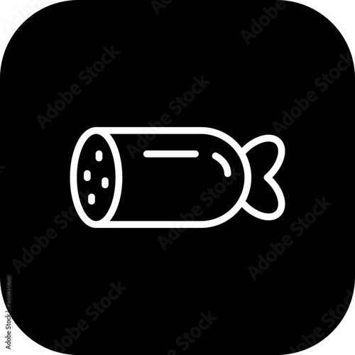 Salami Vector Icon Design